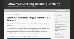 Desktop Screenshot of blog.soebes.de